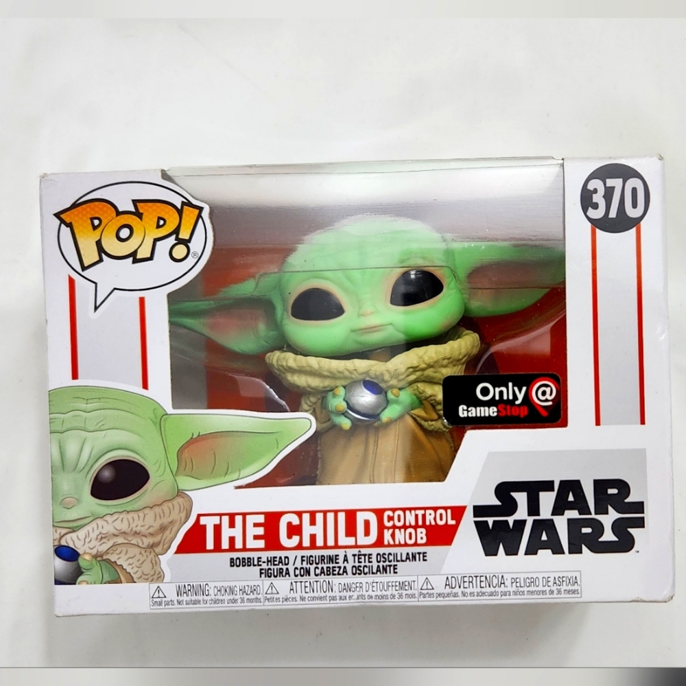 Funko Pop! Star Wars: The Mandalorian - The Child with Control Knob #370. NIB